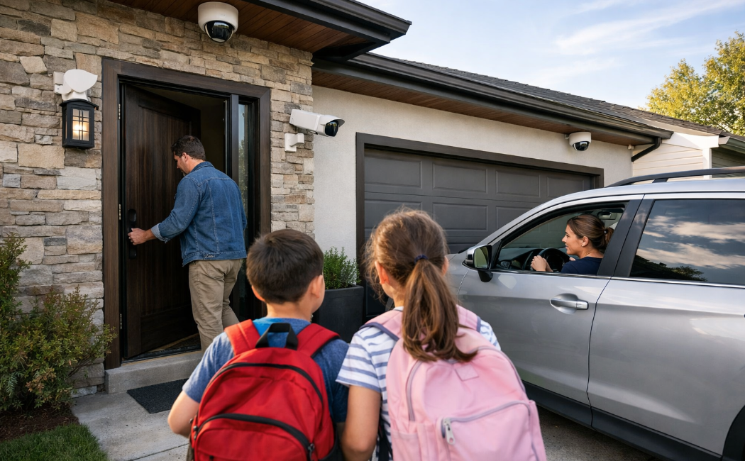 security camera placement for maximum coverage on home and business property